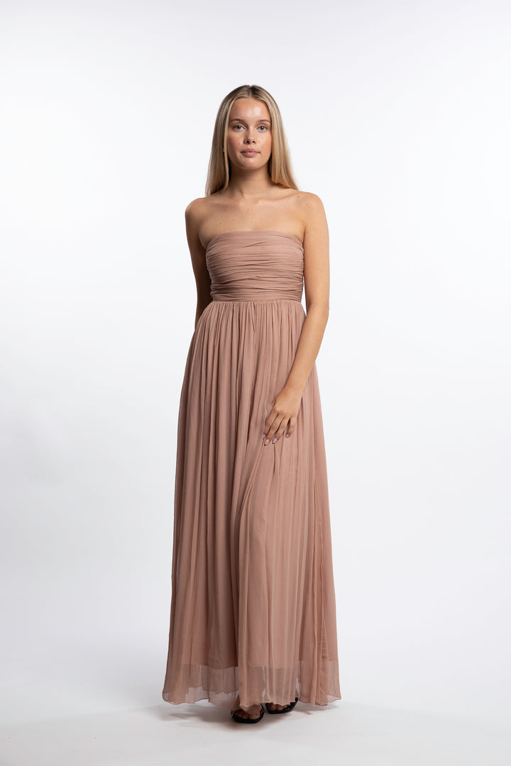 Amalfi Dress- Warm Taupe