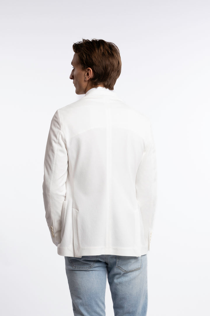 Oxford Blazer Cotton Latte