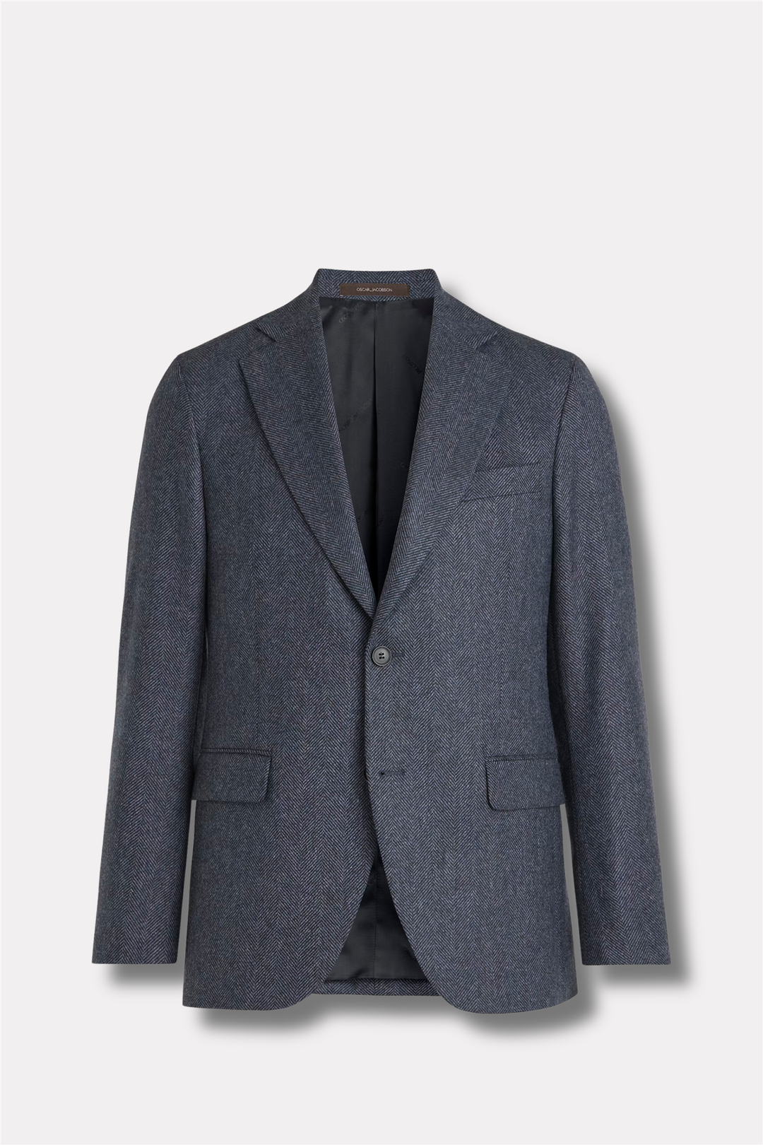Fogerty Regular Fit Tweed Blazer Blueberry Blue