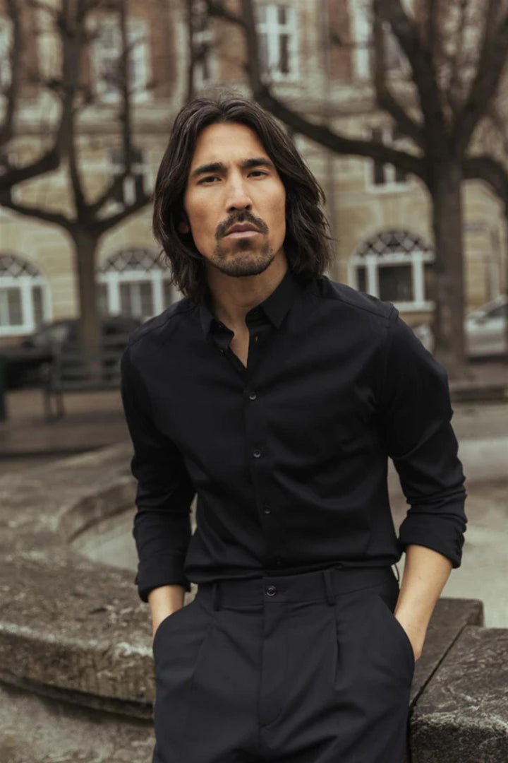 Marco Jersey Shirt Black