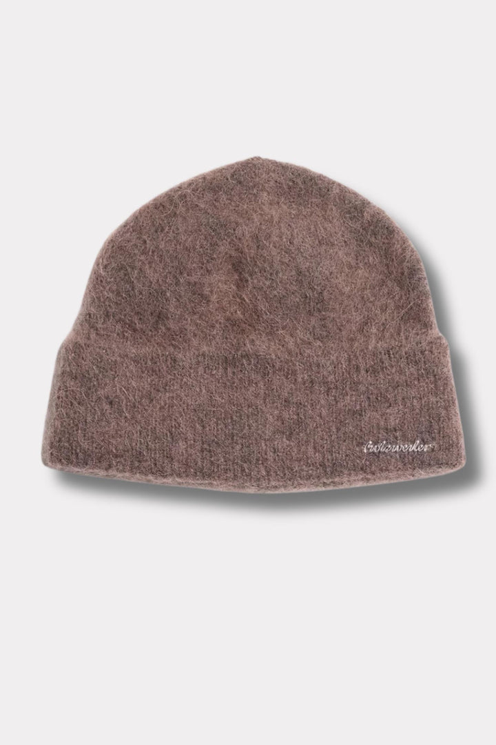 Tine Fluffy Beanie - Dk. Brown