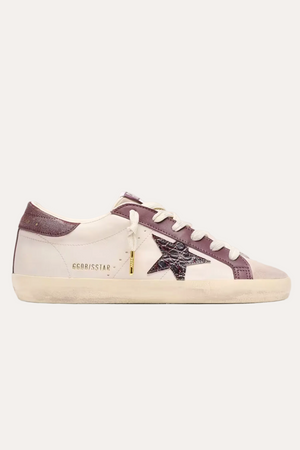 Women's Super Star Suede Toe Butter/Beige/Burgundy