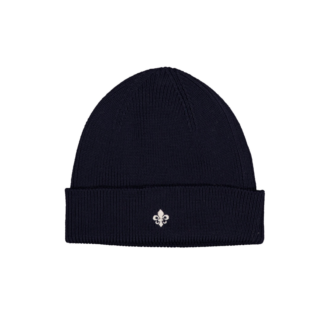 Wells Wool Beanie Blue