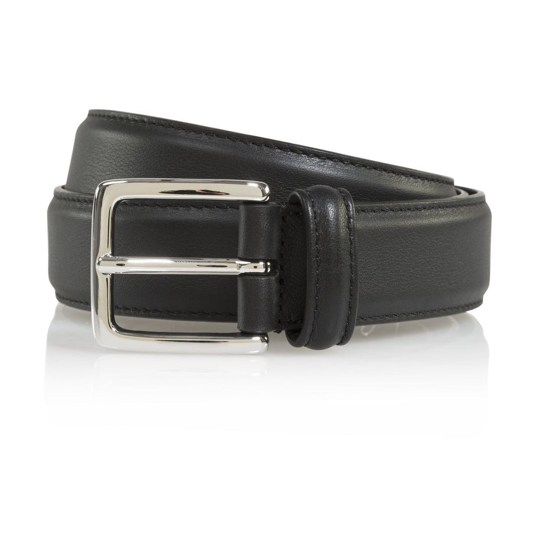 Fine Leather belt Taric Black