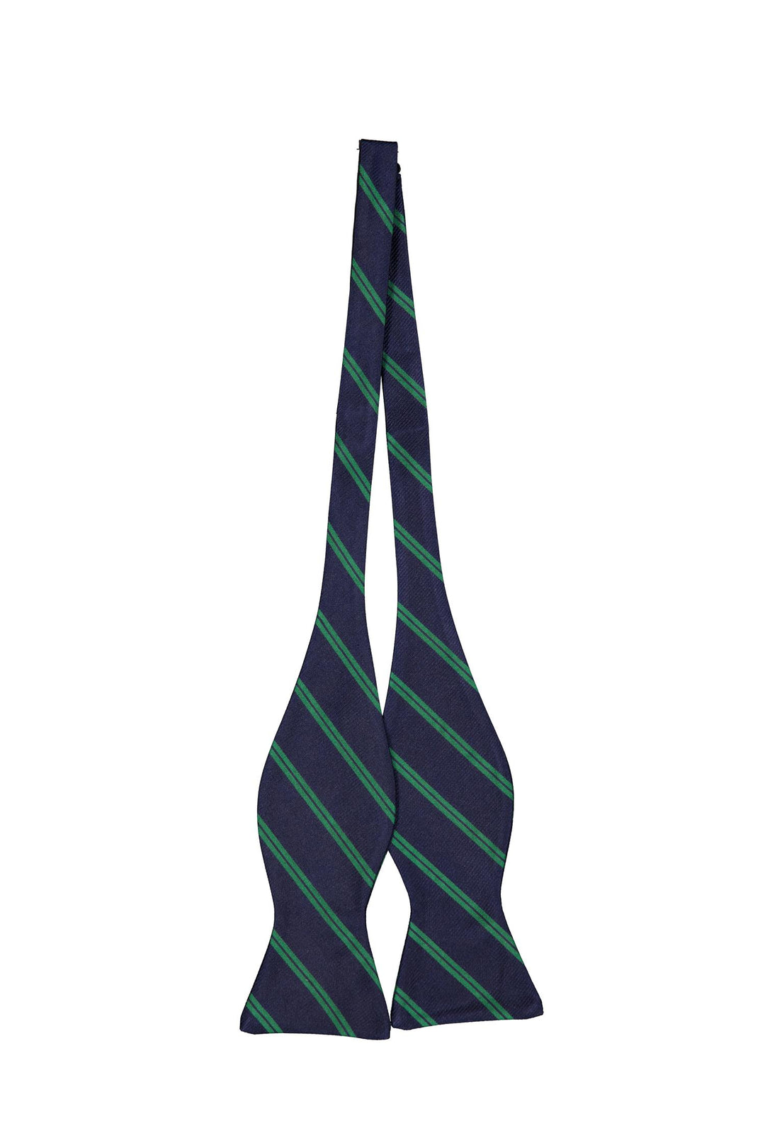 Silk Bowtie Navy/Green