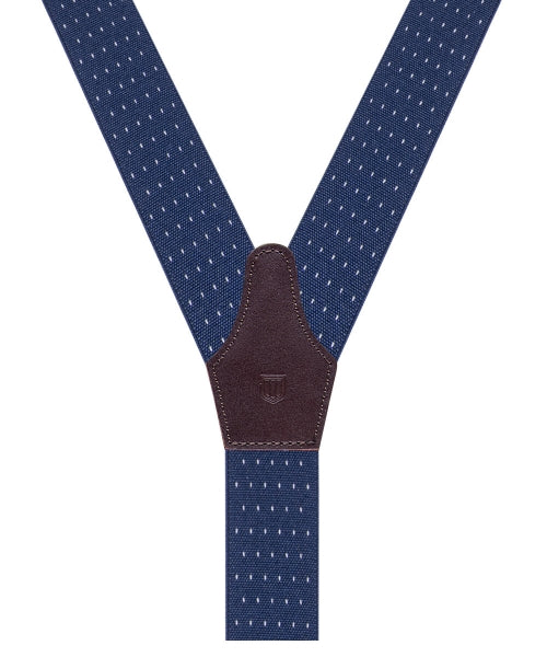 Braces Pindot Navy