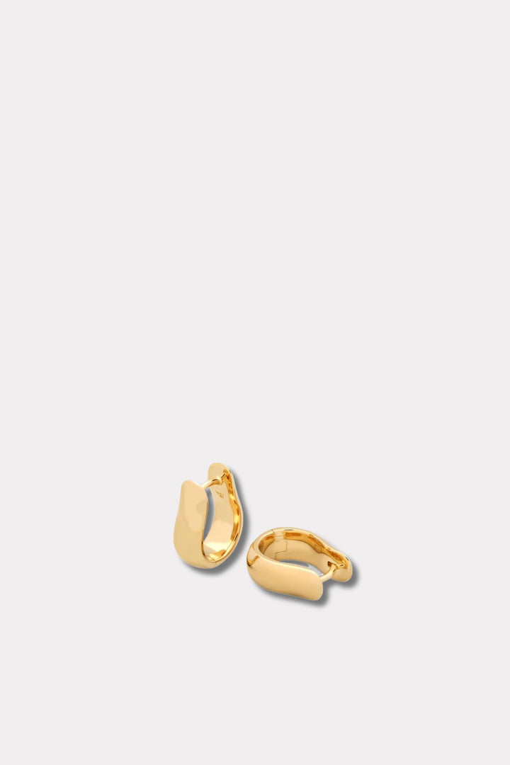 Oyster Hoop Small- Gold