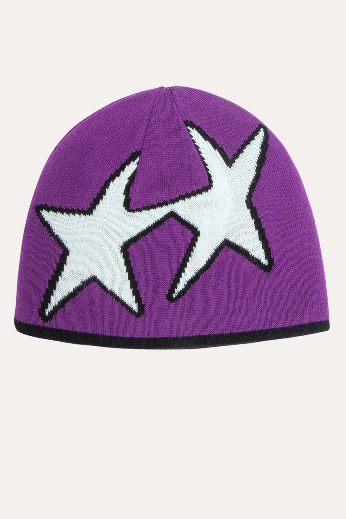 Reversible Icon Black/Purple Beanie packshot