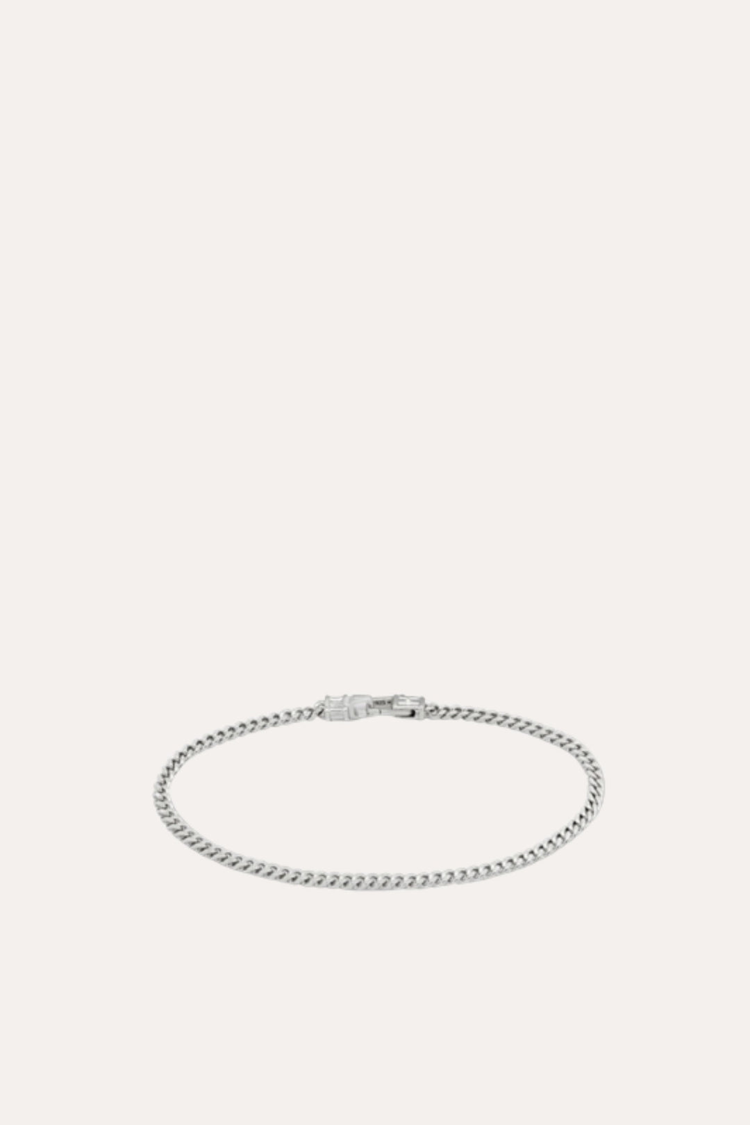 Men's Curb Bracelet M Silver – Tom Wood