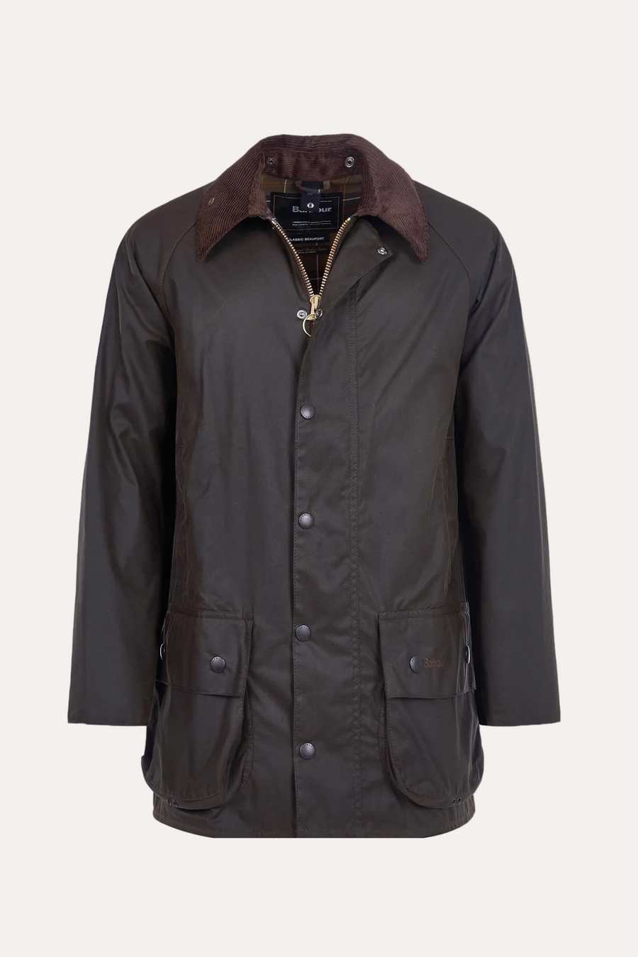Barbour Classic Beaufort Wax Jacket Olive - packshot v3