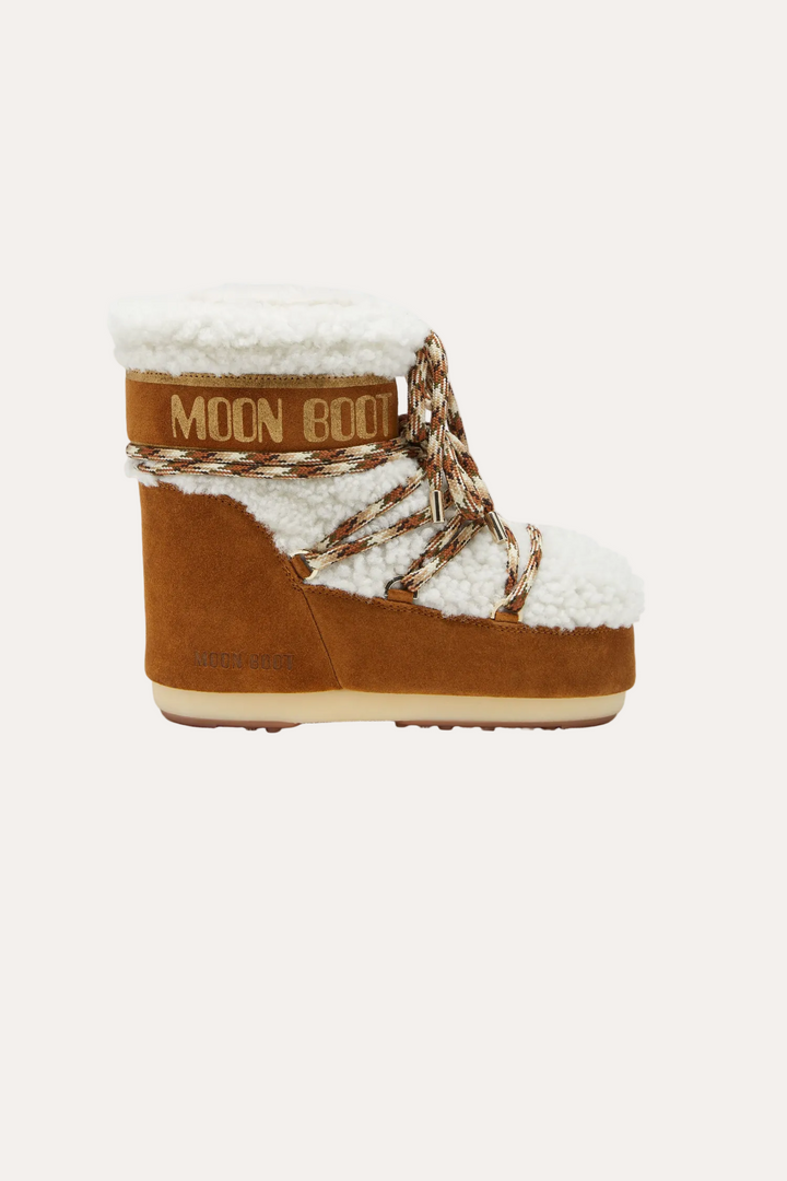 MB Icon Low Shearling Whisky/Off White – packshot