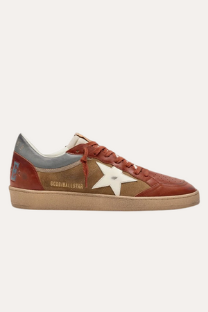 Men's Ballstar Suede Tobacco/Brandy/Beige