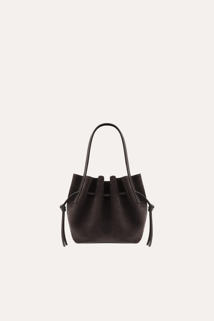 Yuzefi Mini Scallop Tote Ganache Suede packshot