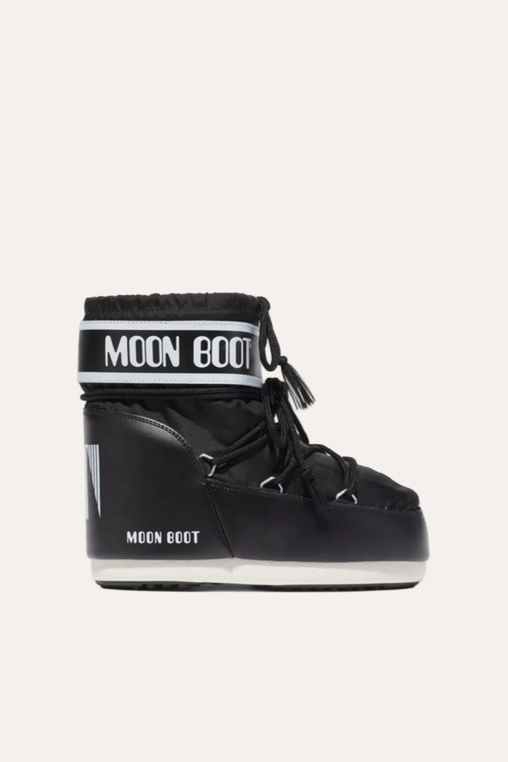Icon Low Black Nylon Boots