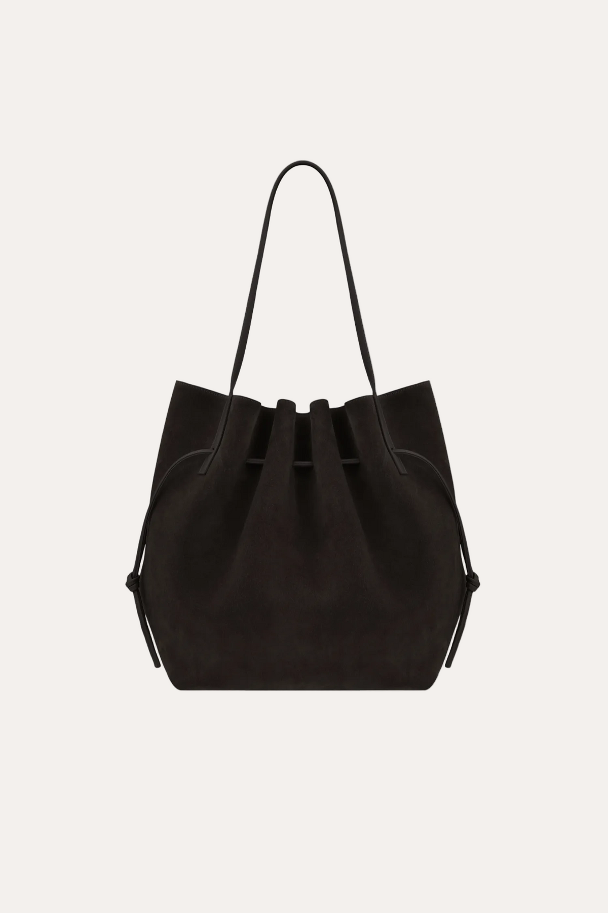 Yuzefi Scallop Tote Ganache Suede packshot