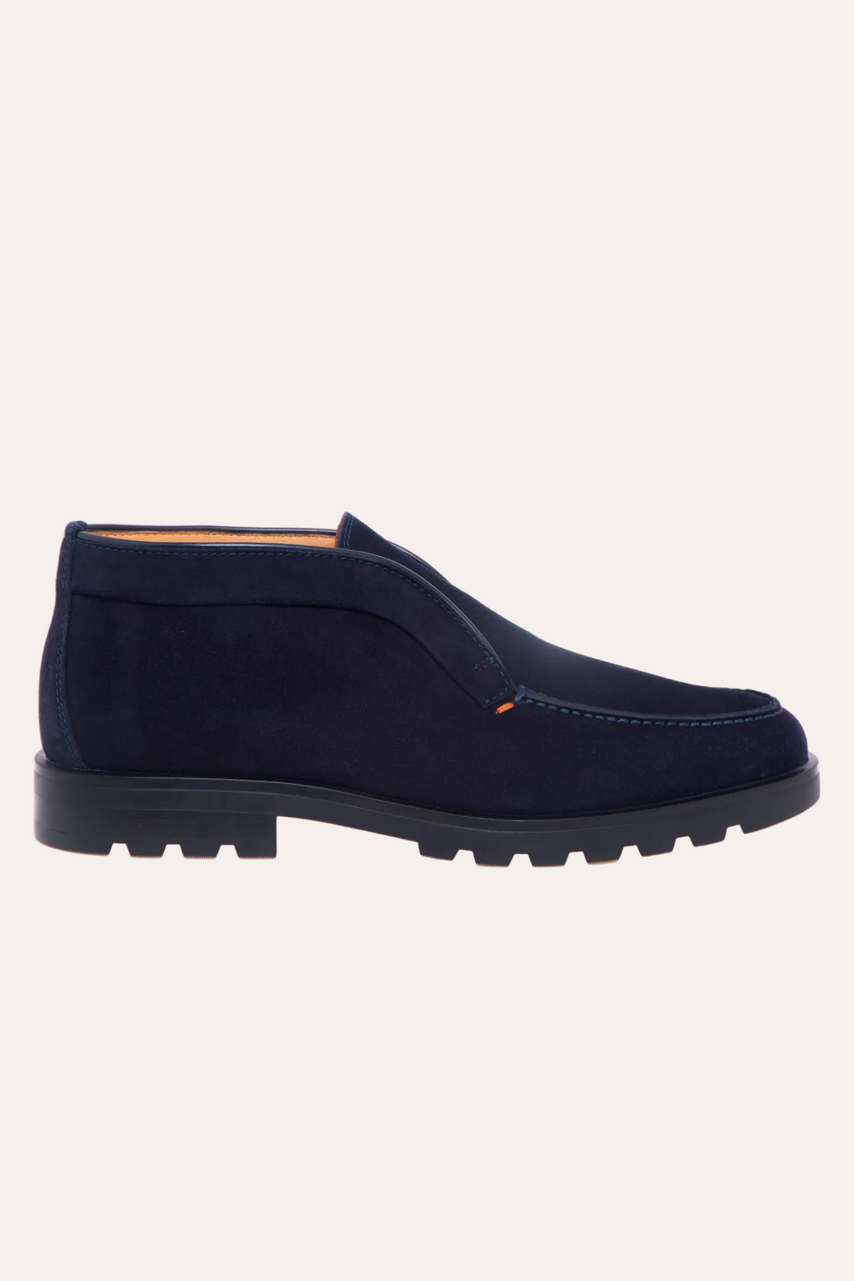 Santoni Suede Desert Boot Blue - packshot