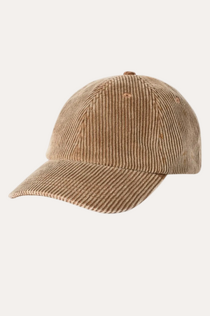 Oris Corduroy Cap  Camel