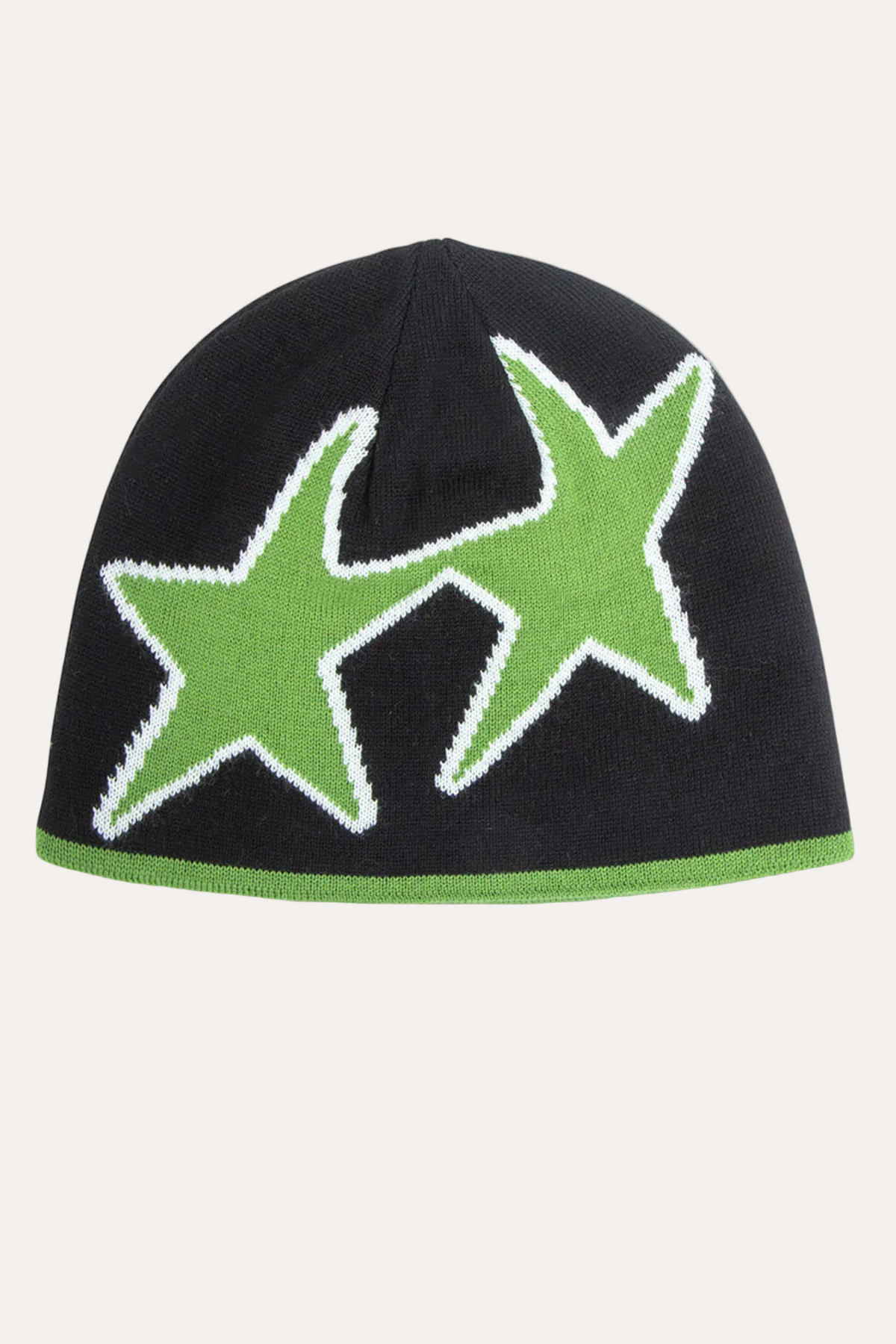 Reversible Icon Black/Green Beanie packshot