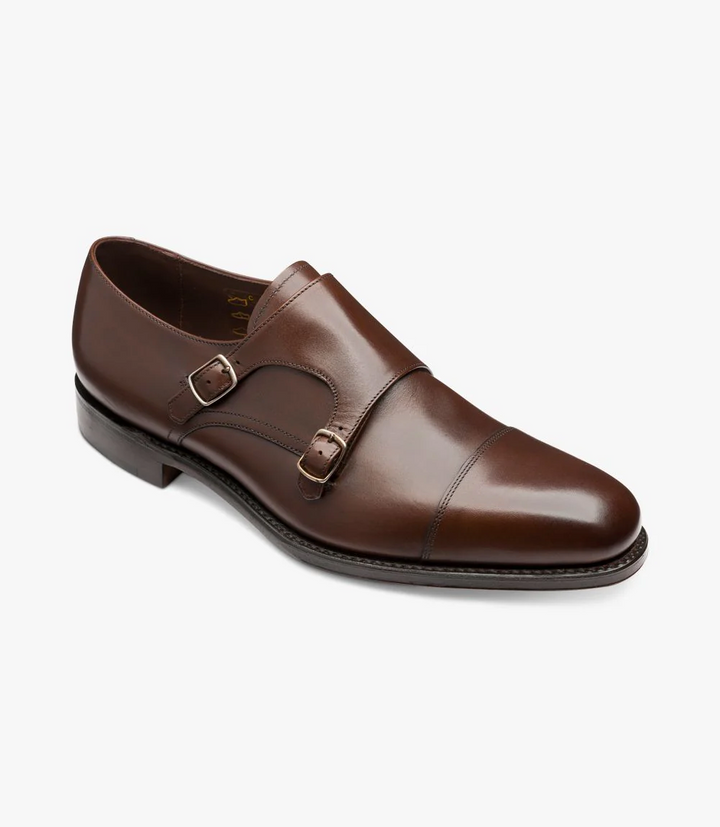 Cannon Monkstrap Dark Brown Calf