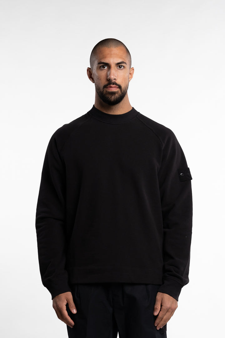 Ghost Cotton Crew Neck Jersey Black