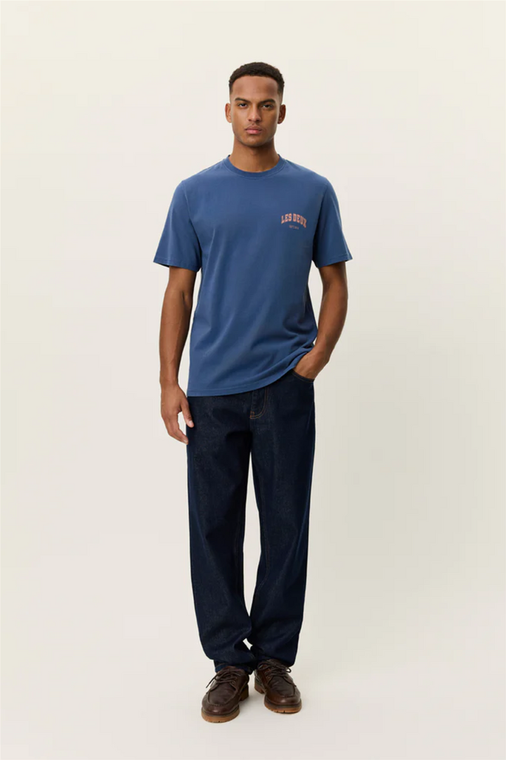Brady Hoop T-shirt Dark Denim Blue