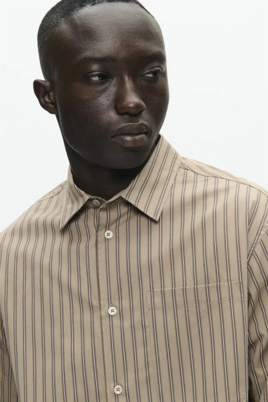 WW Nico Shirt Greige Stripe