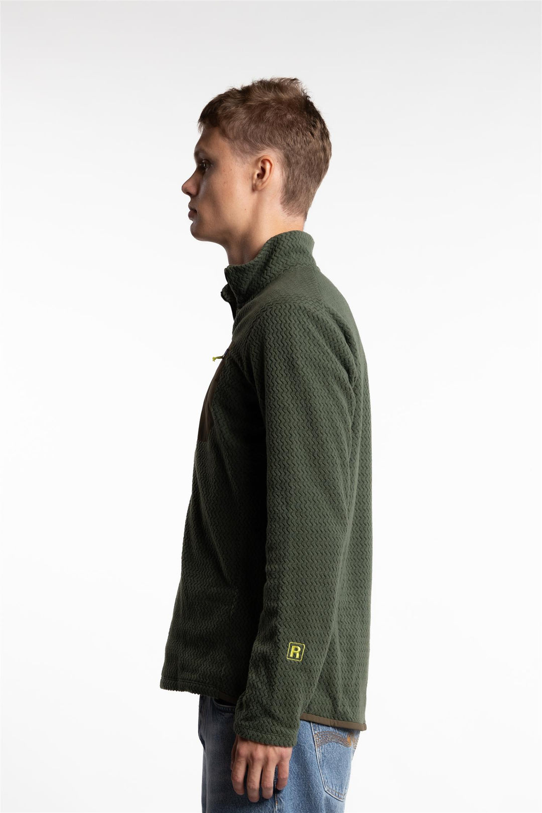 M R1 Air Zip Neck Torrey Pine Green