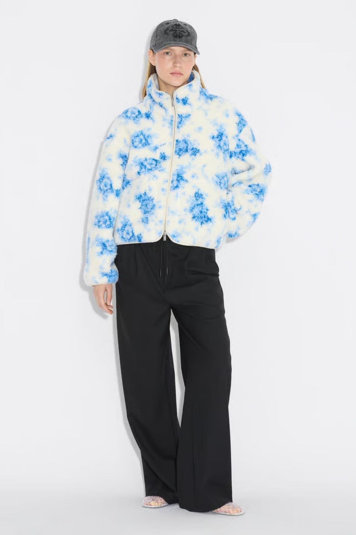 Rype Fleece Jacket-White Mix