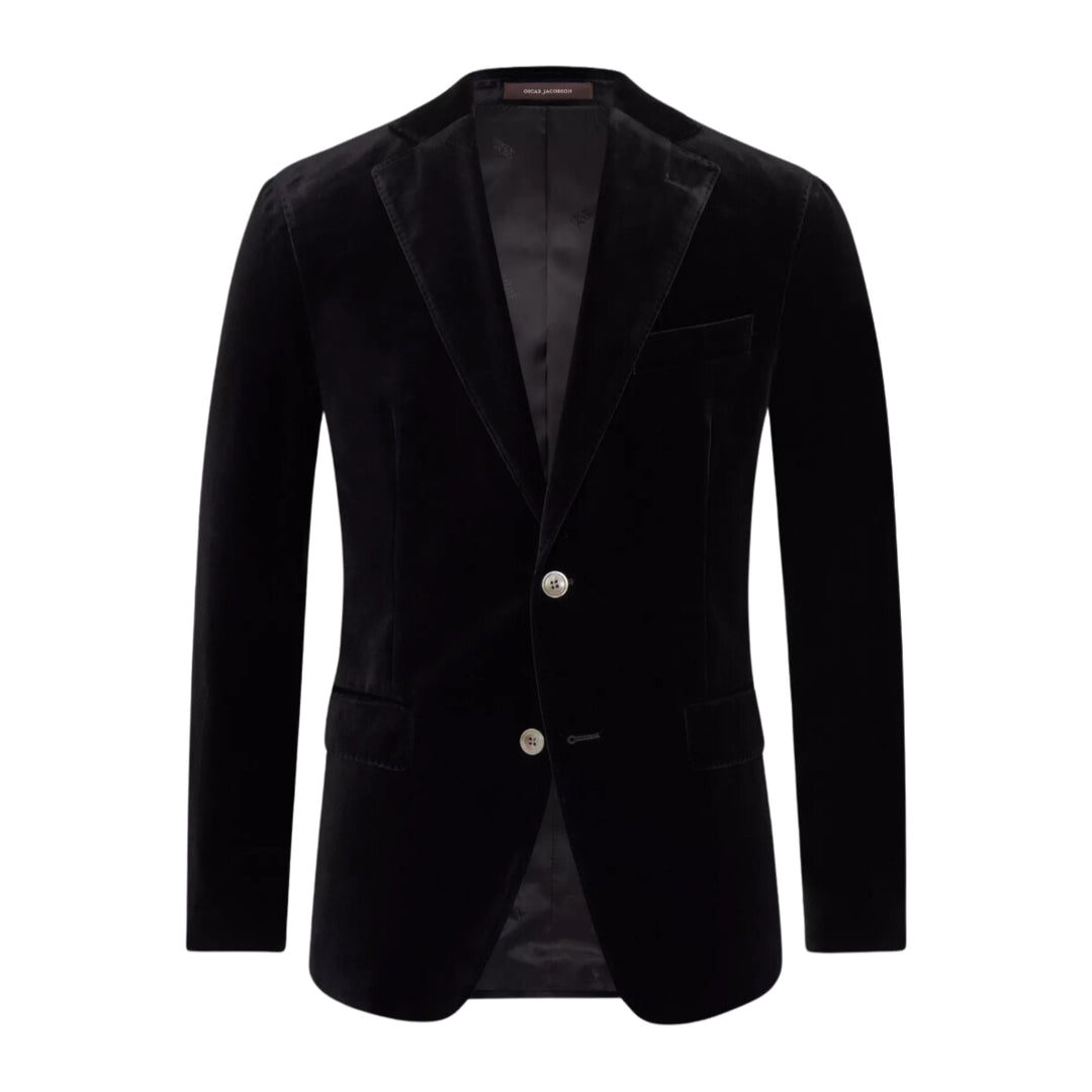 Fogerty Velour Blazer Black
