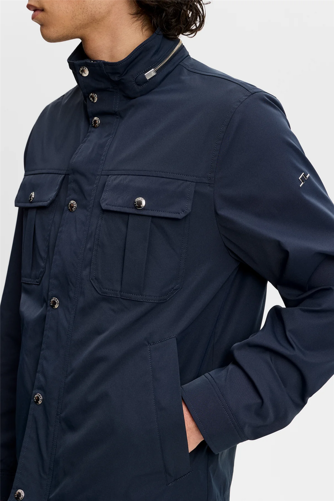 Bailey Recy Poly Jacket Navy
