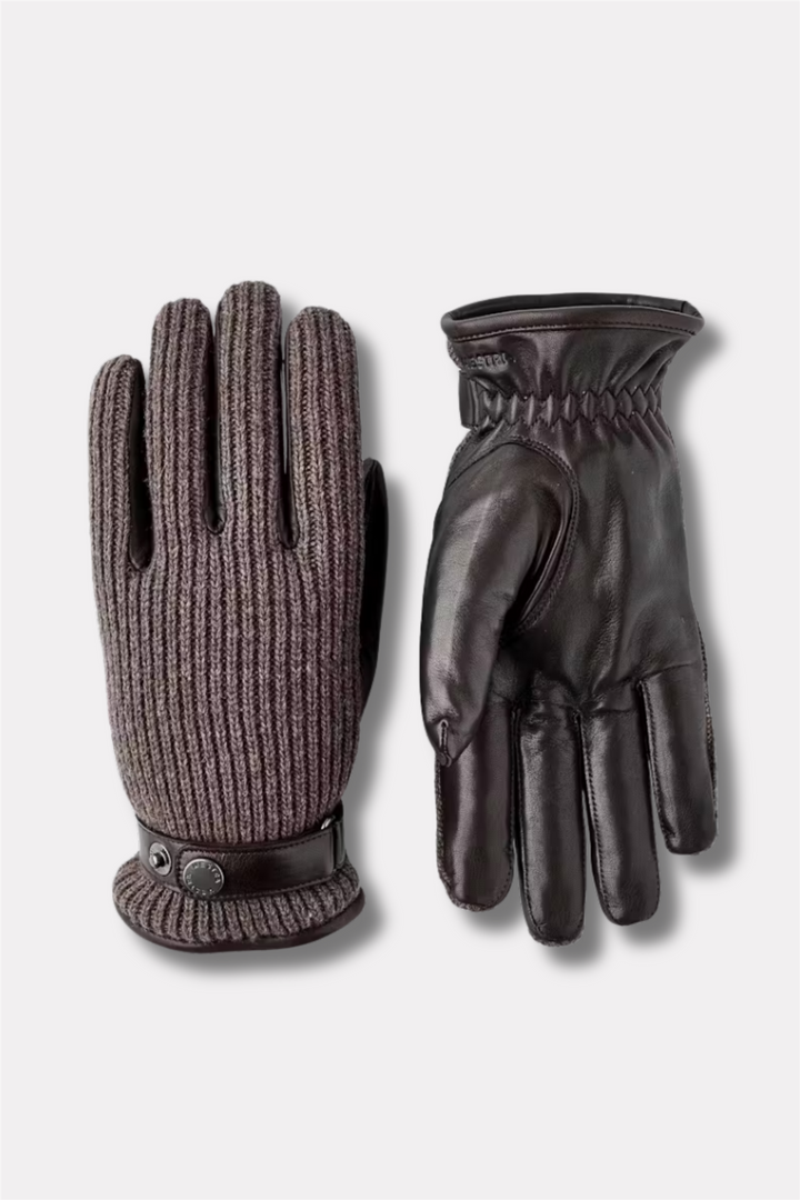Christopher Knitted Gloves Espresso