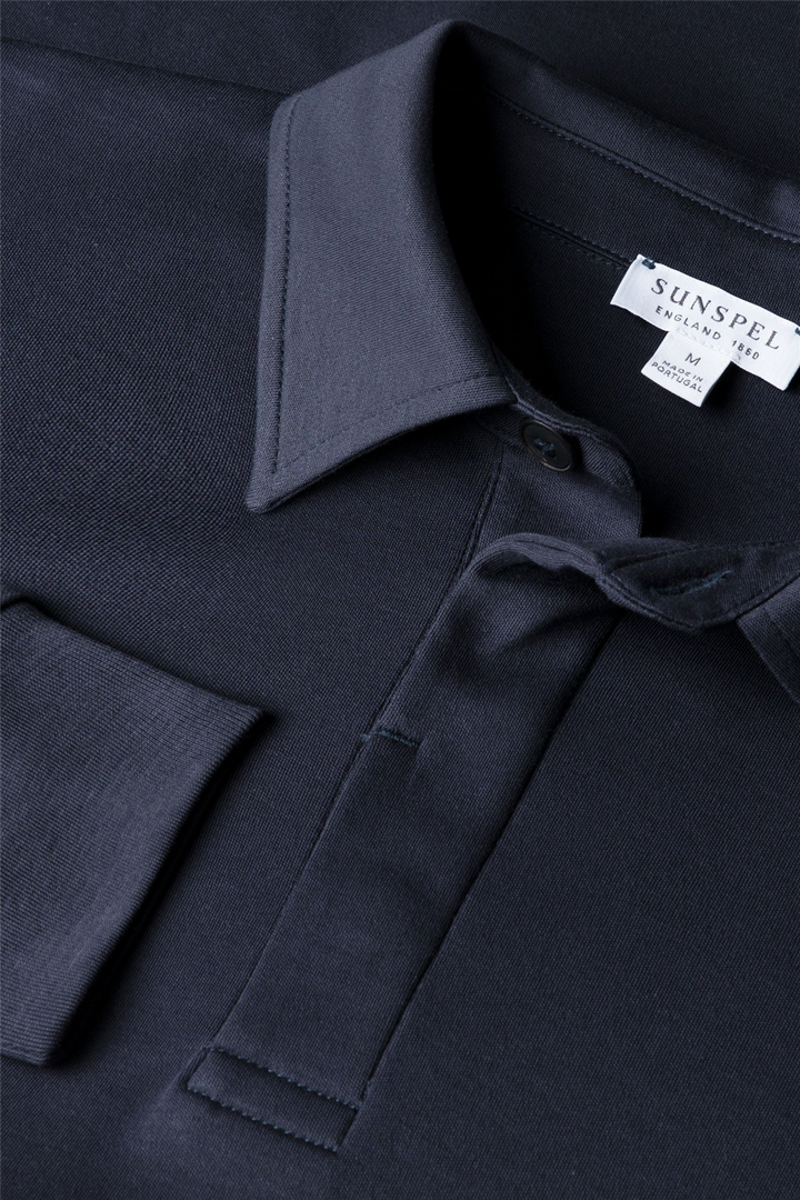 Heavyweight Rugby Polo Shirt Navy