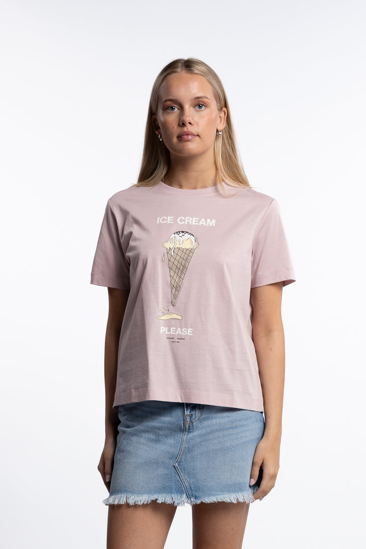 Sacamino SS T-Shirt 15276- Ice Egret