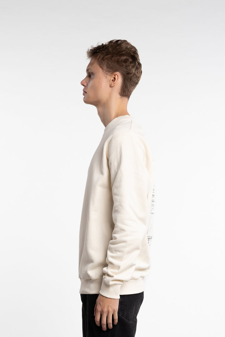 Neighborhood Sweatshirt Ivory/Black