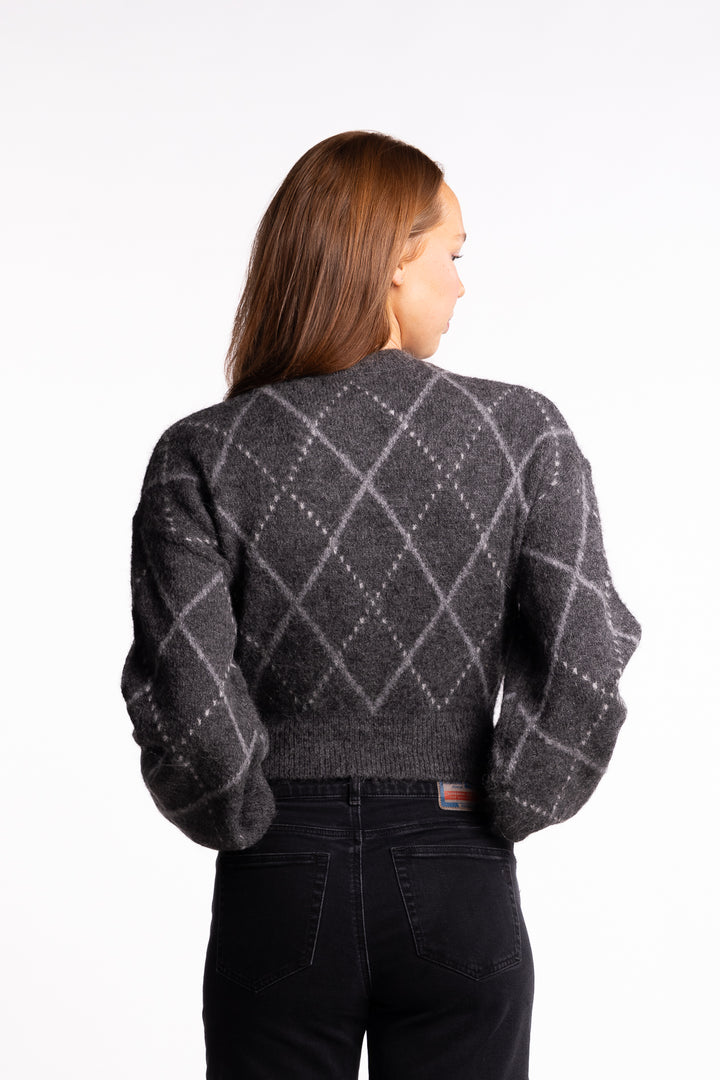 Merano Cardigan- Dark Grey