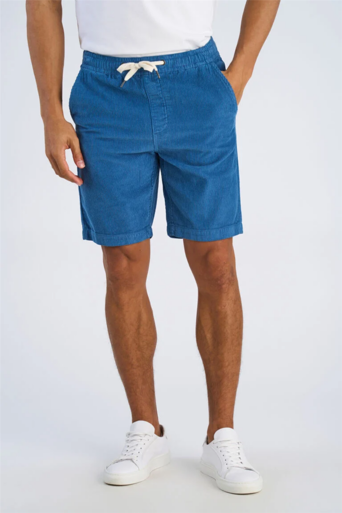 Corduroy Shorts Steel Blue