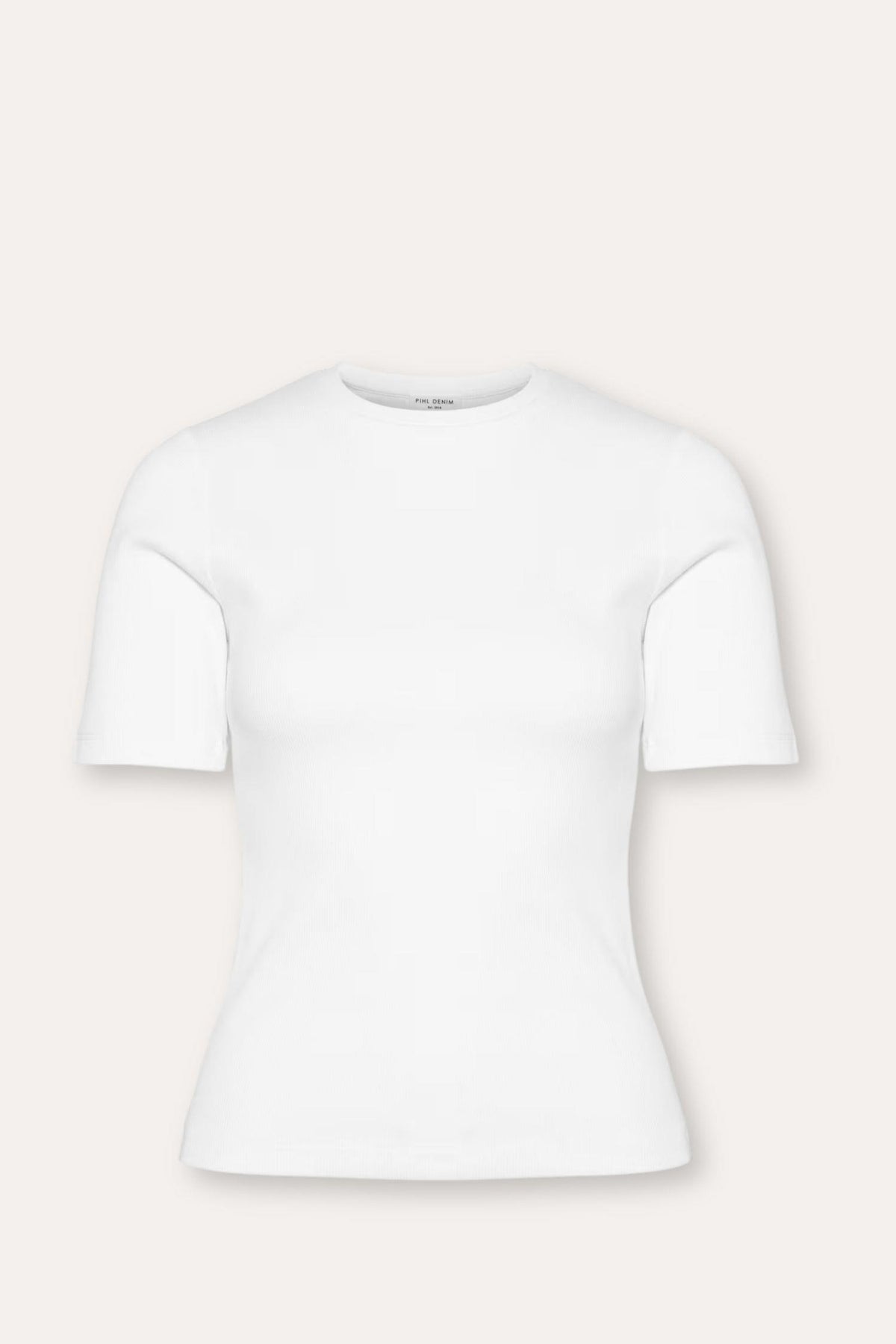 Pippa Rib Tee- Off-White