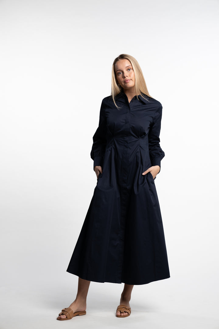 Leandra Dress- Navy