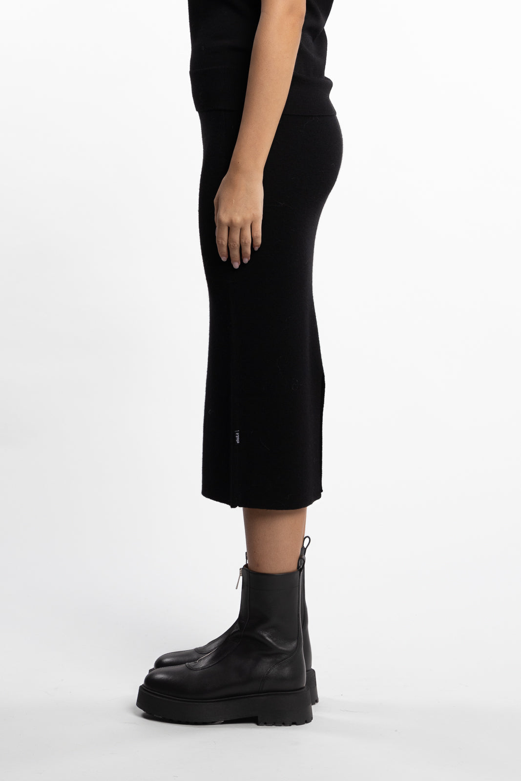 Skyler Merino Skirt- Black