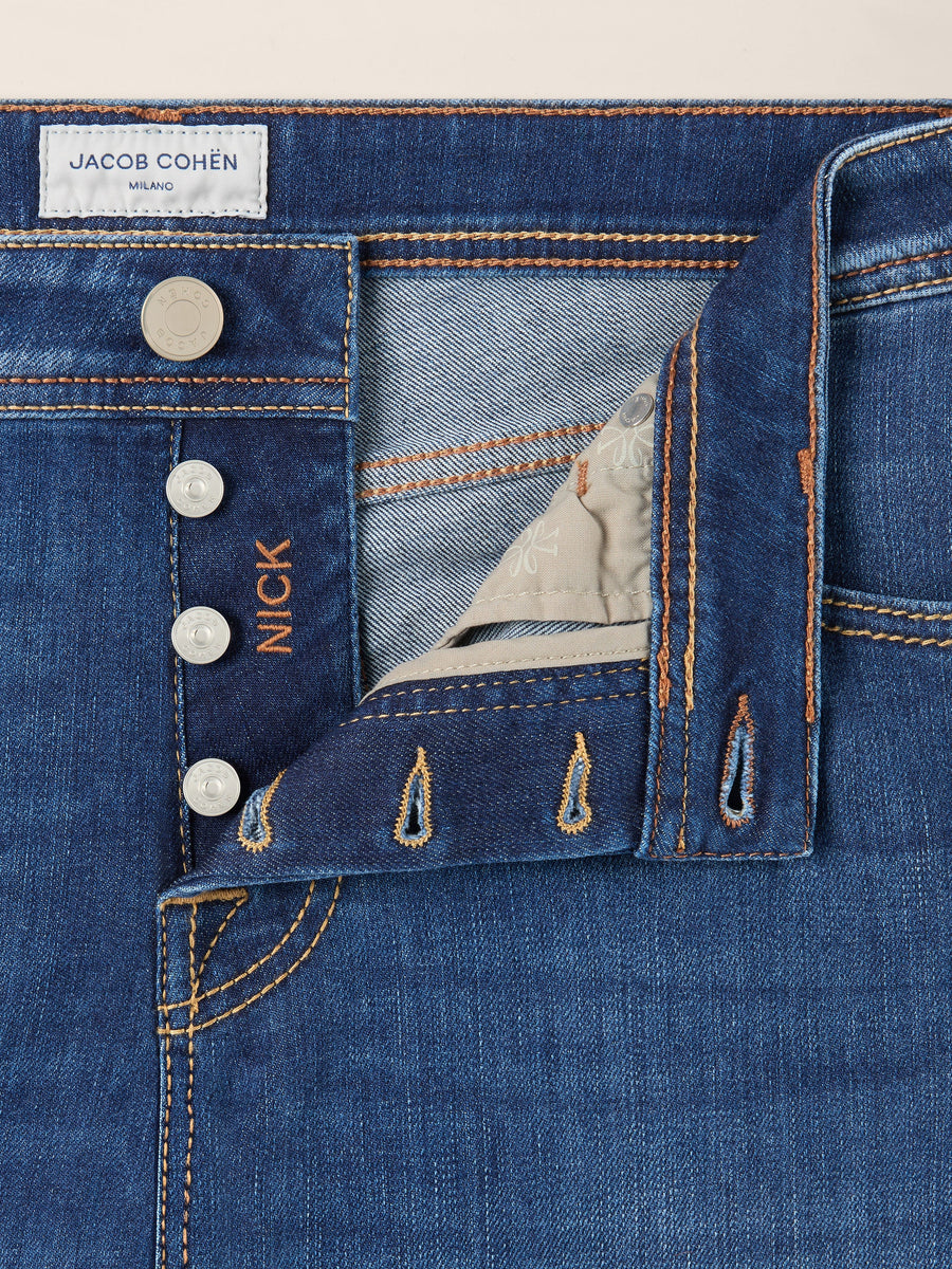 Nick Slim Fit Jeans Medium Blue