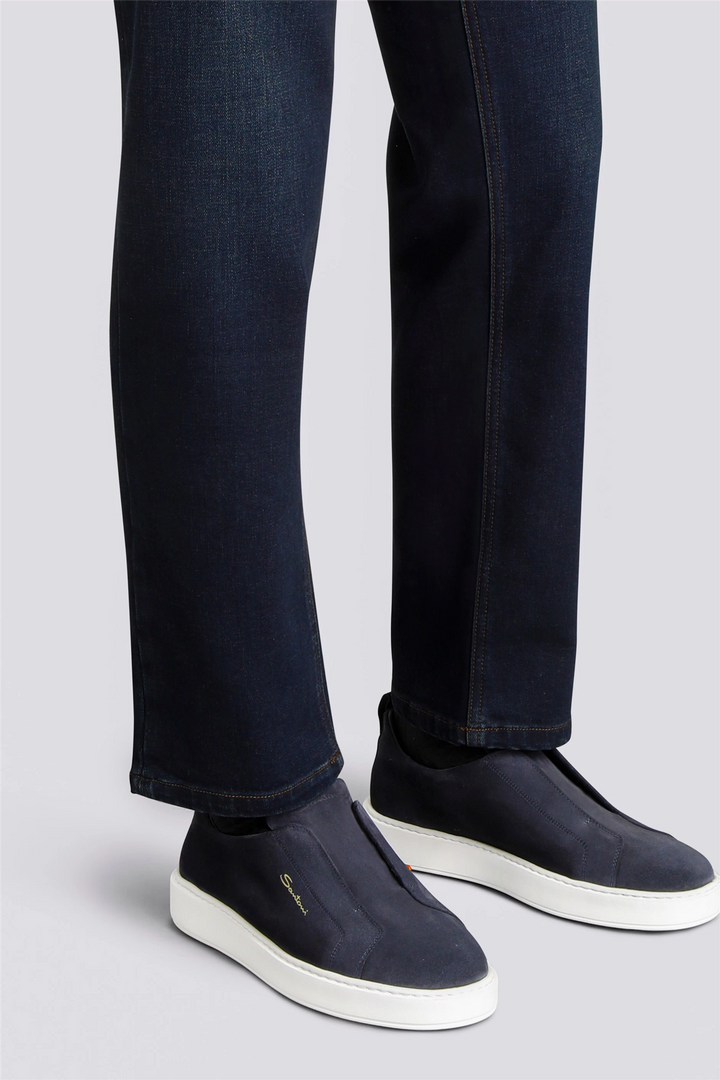 Victory Slip-On Sneaker Suede Blue