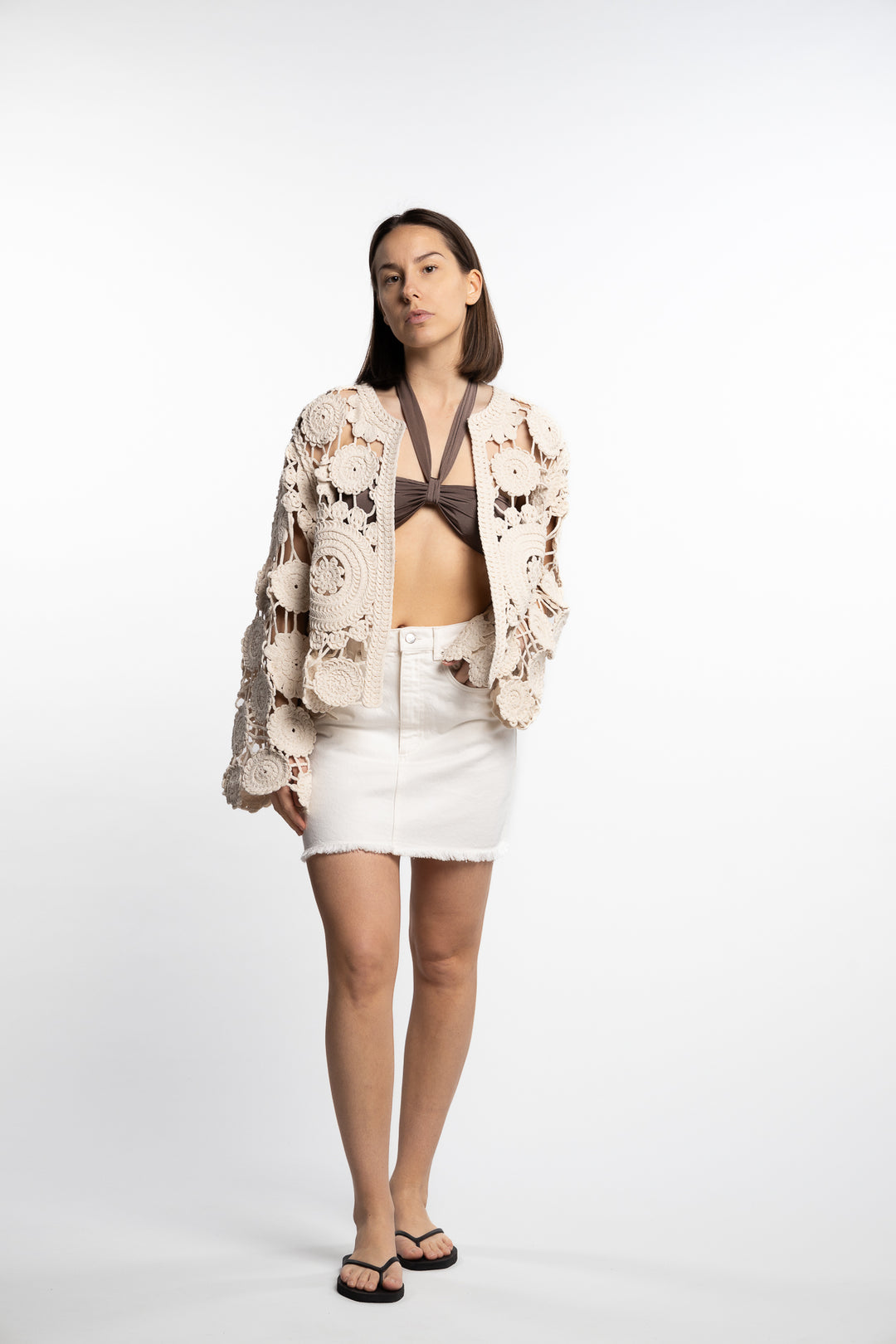 Dahlia Jacket Short- Nature