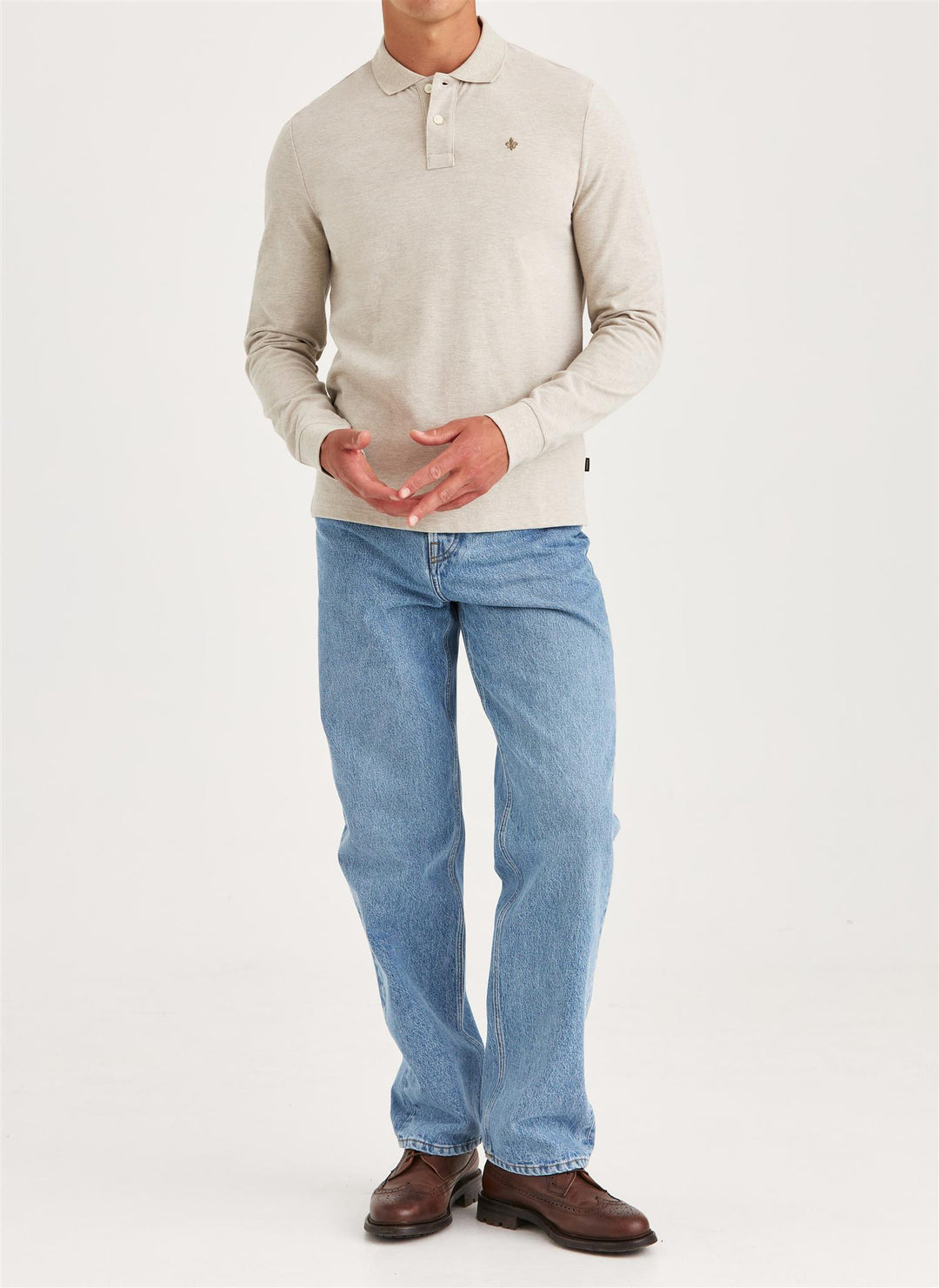 Camden LS Polo Khaki