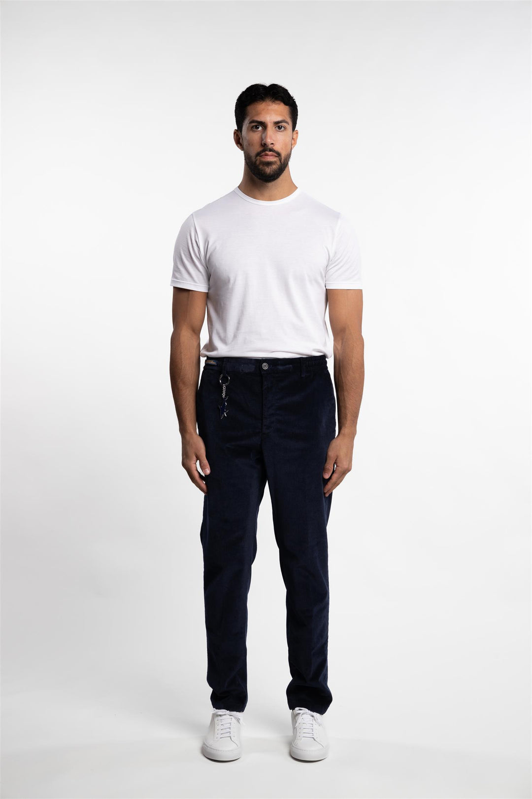 Soft Touch Corduroy Pants Navy