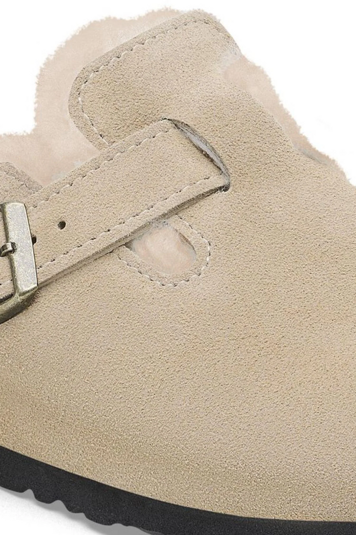 Women's Boston Shearling- Taupe