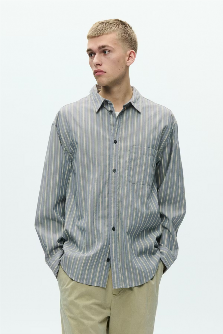 Carter Shirt Vintage Blue Stripe