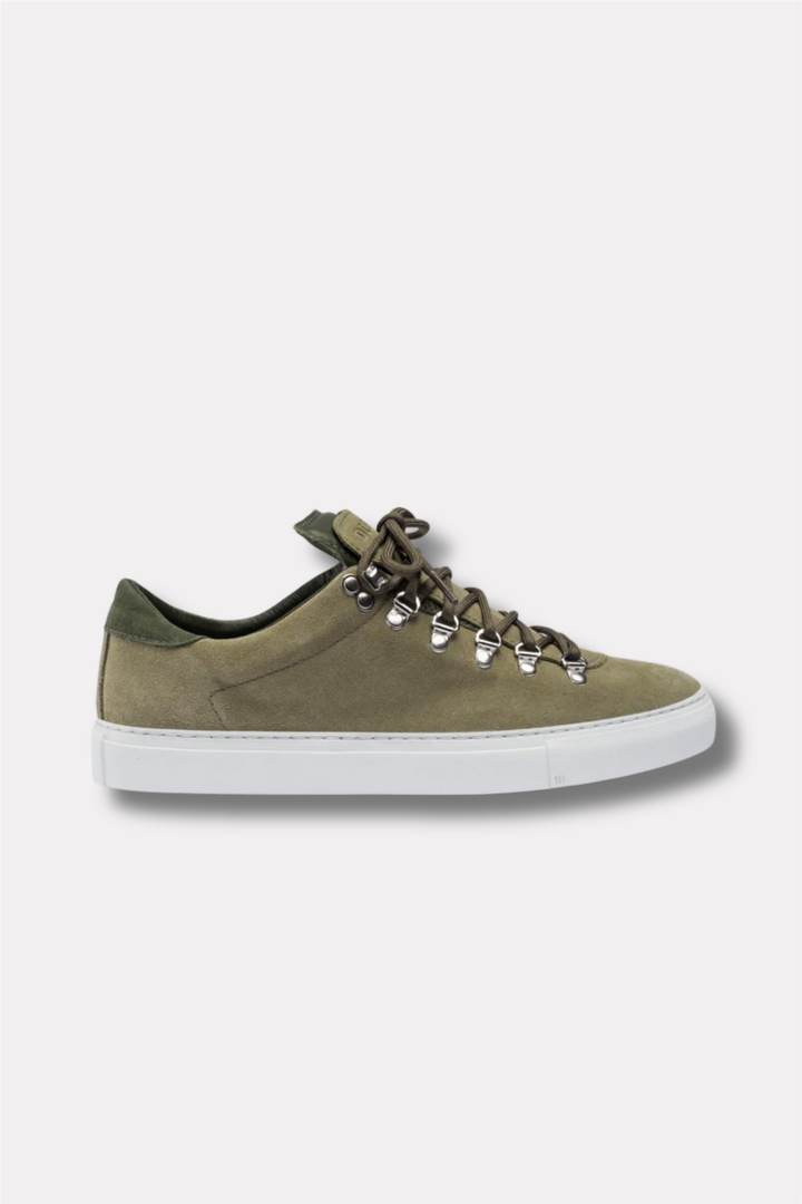 M Marostica Low Olive Suede