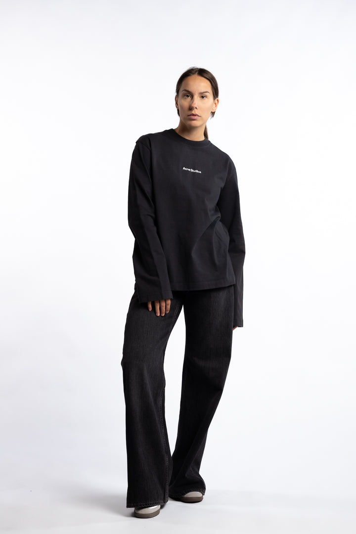 Logo Long Sleeve T-shirt- Black