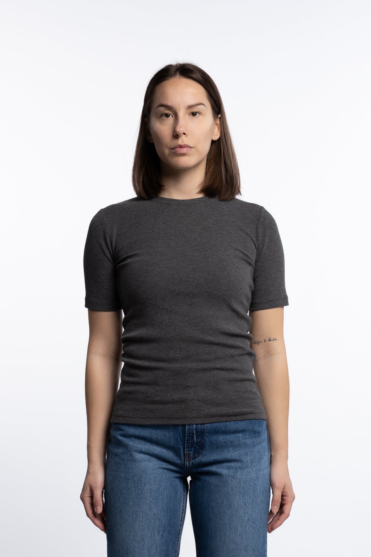 Saalexo T-Shirt 7542- Dark grey mel