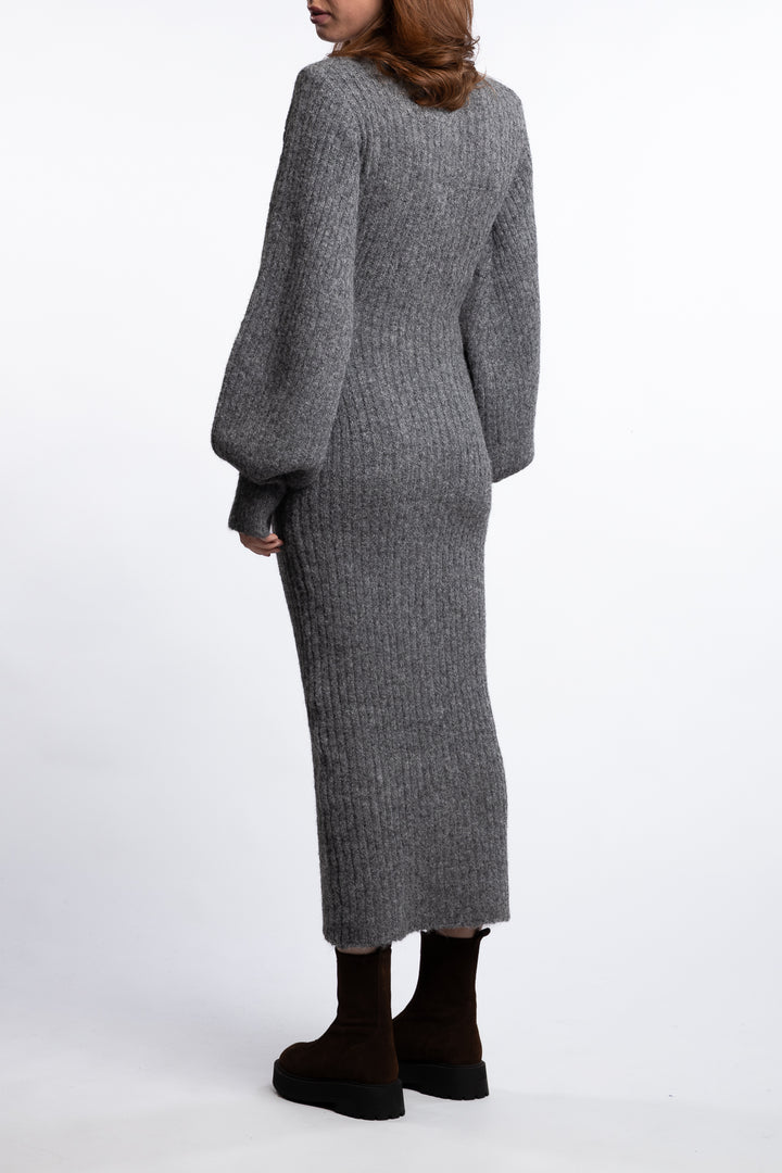 Montana Dress- Grey Melange